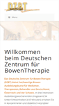 Mobile Screenshot of bowentherapie.de